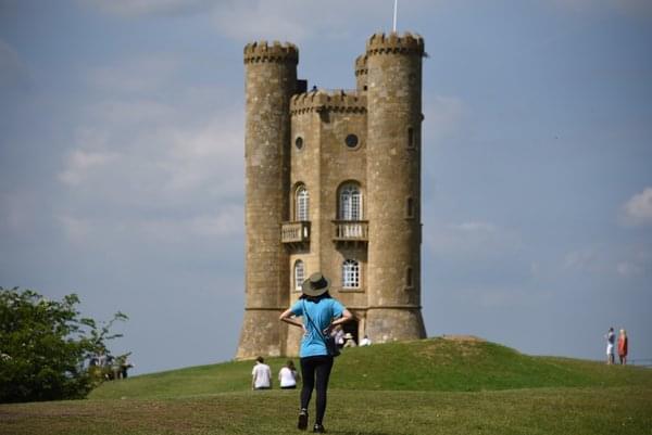 Vicki with the Tower