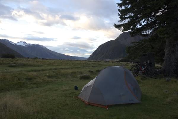 Camping in Aoraki village