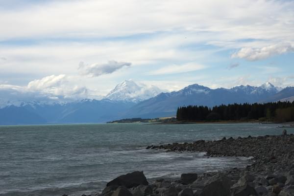 Mt Cook from our campsite
