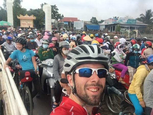 ferry ride in Vietnam