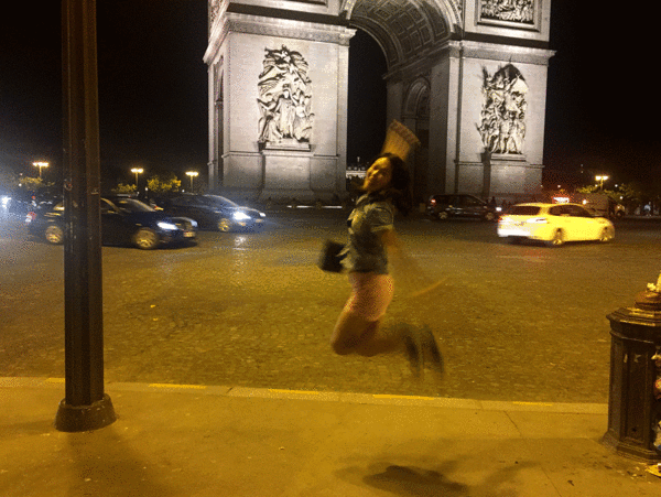 Vicki Jumping at the Arc