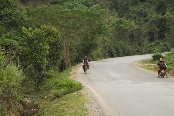 Vicki riding on